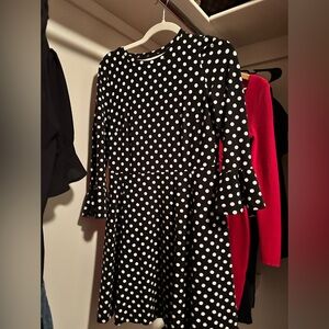 Kate Spade Polka Dot Black and White Dress